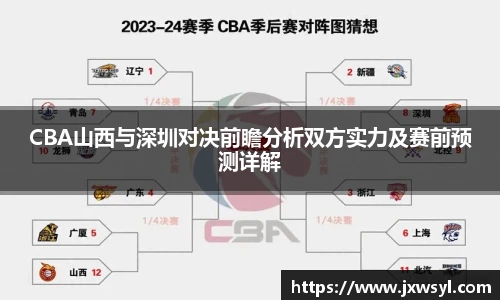 CBA山西与深圳对决前瞻分析双方实力及赛前预测详解